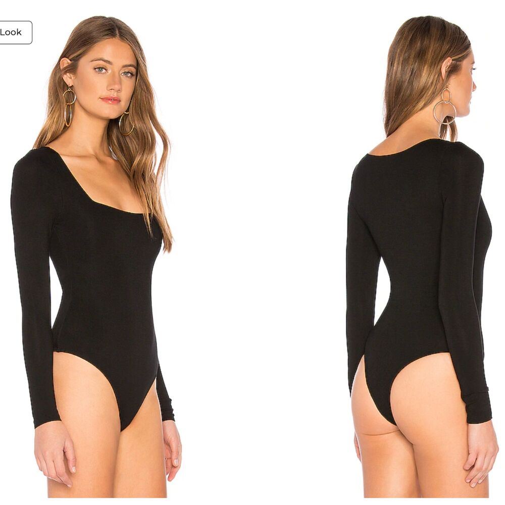 NWOT Pretty Little Things Black BodySuit Sweater Size 4 - Picture 10 of 12